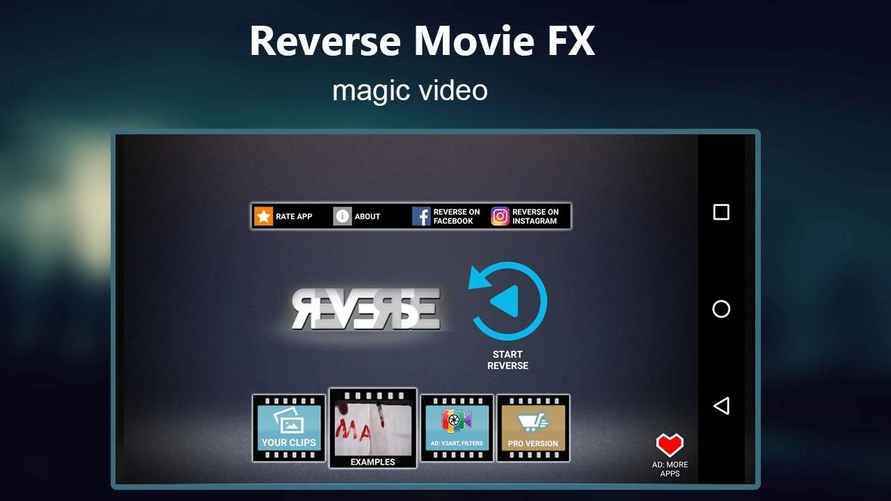 Filme reverso FX PRO APK quebrado 1.4.2.0 [Mais recente] 2023